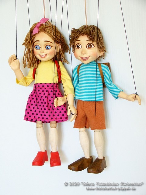 Schoolgirl - Lovely Handmade Marionette Puppet popular