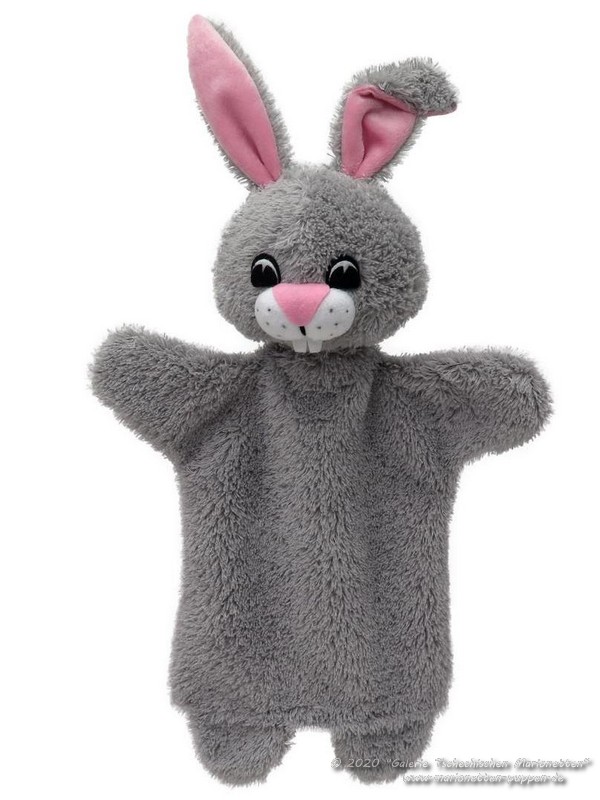 Rabbit grey Hand Puppet