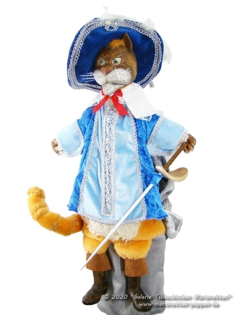 Puss in Boots Musketeer hand puppet 