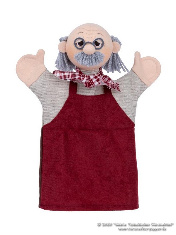 Djepeto in glasses Hand Puppet