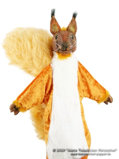 Squirrel hand puppet