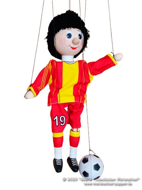 Footballer marionette