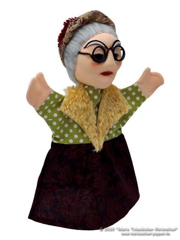 Grandmother of Kasperl and Pezi Hand Puppet