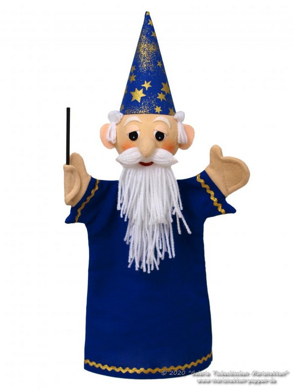 Wizard textile Hand Puppet | MYB22109A | marionettes-puppets.com ...