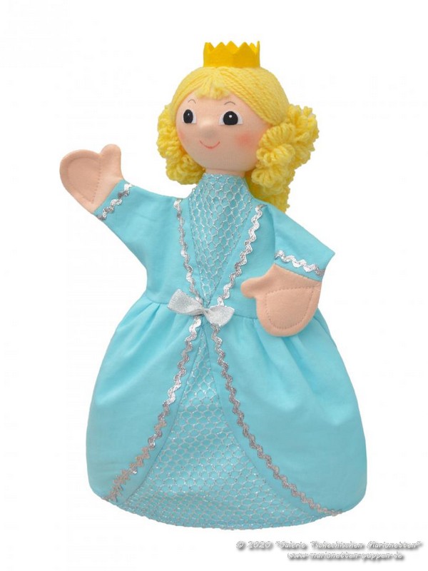 Princess Adelka turquoise Hand Puppet