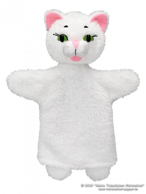 Cat white Hand Puppet