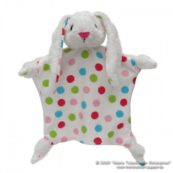 Rabbit white cuddly Hand Puppet