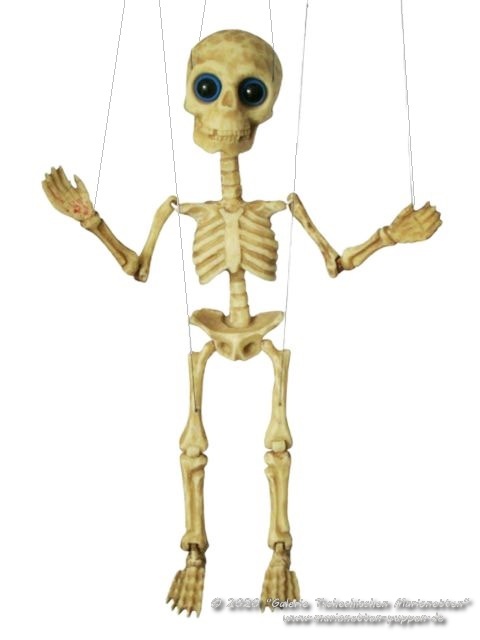 Marionnette à main - Puppet Skeleton