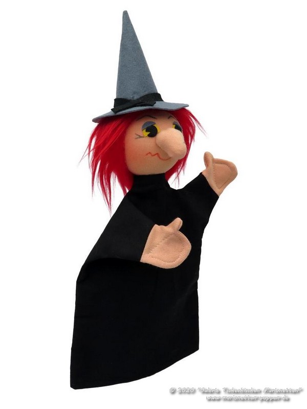 Witch textile Hand Puppet | MYB22163A | marionettes-puppets.com ...