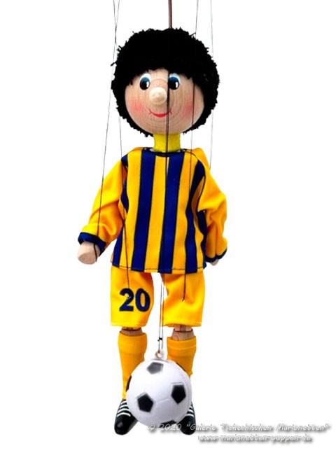 Footballer marionette