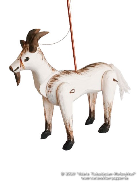 Goat wood marionette