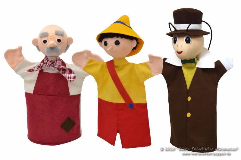 Set Hand puppets Pinocchio