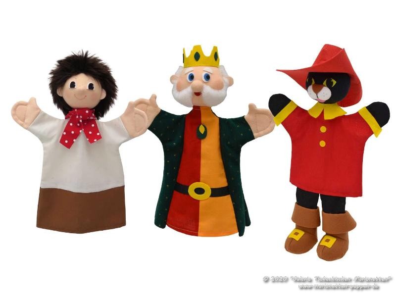 Set of Hand puppets Puss in Boots