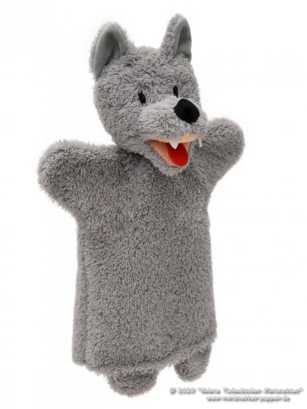 Wolf gray Hand Puppet