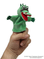 Dragon Dagobert finger puppet