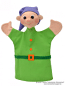 Dwarf green Hand Puppet 