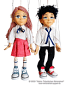 Anime couple childrenl marionettes 