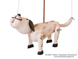 Dog wood marionette