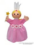 Flower fairy pink Hand Puppet 