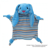 Rabbit blue cuddly Hand Puppet