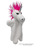 Unicorn white Hand Puppet