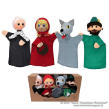 Set hand puppets Little Red Riding Hood