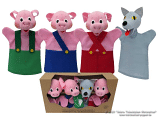 Set of Hand puppets Three Pigs