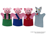 Set of Hand puppets Three Pigs