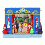 Mini puppet theatre "Castle" and 12 marionettes